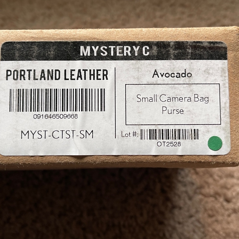 Portland Leather Small Camera Bag C-grade Avocado